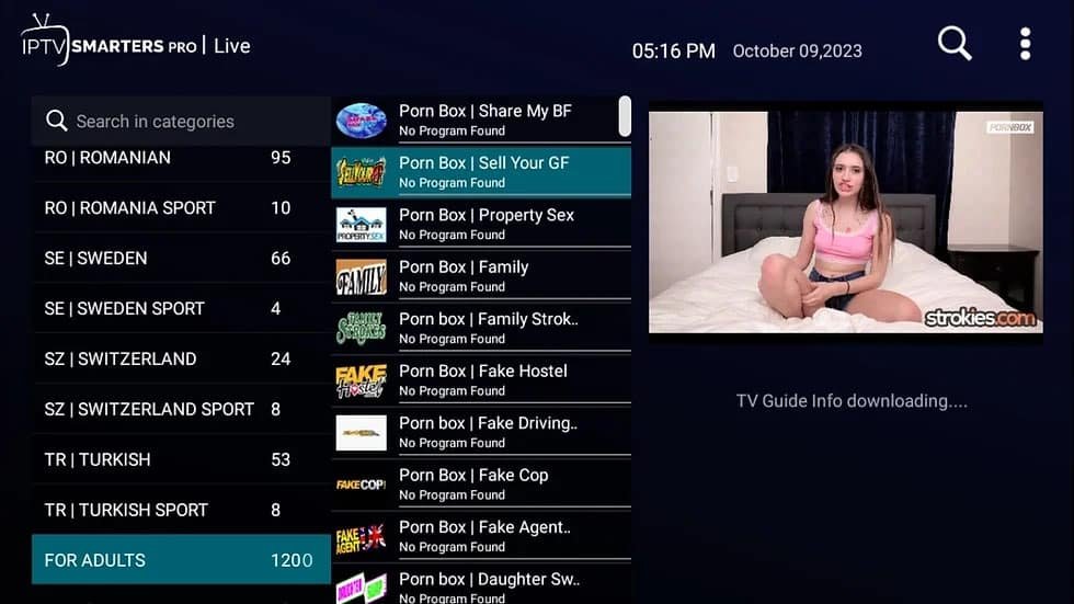 iptv adulte